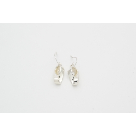 ARETES EN PLATA INFINITO COLGANTE