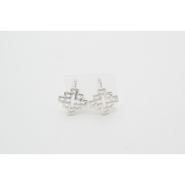 ARETES DE NUDO TIBETANO CUADRADO
