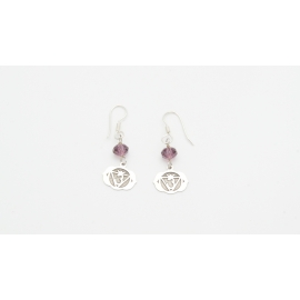 ARETES Chakra Ajna ( Tercer ojo), colgante 