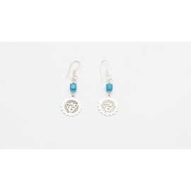 ARETES DE Chakra Vishudha (Garganta), colgante