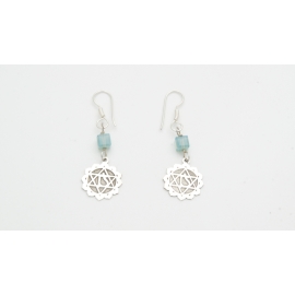 ARETES DE Chakra Ahahata (Corazón), colgante