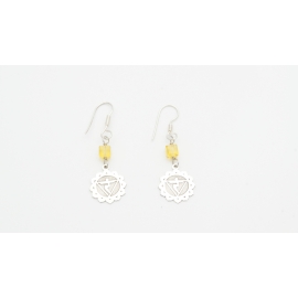 ARETES DE Chakra Manipura (Plexo Solar), colgante