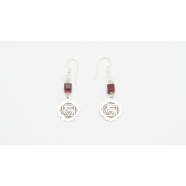 ARETES DE Chakra Muladhara (Raíz), colgante