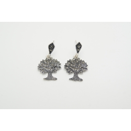 ARETES DE ÁRBOL CON MARQUESITA