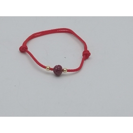 Pulsera de protección-suerte, cinabrio
