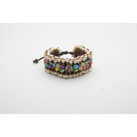 Pulsera con la Virgen de Guadalupe